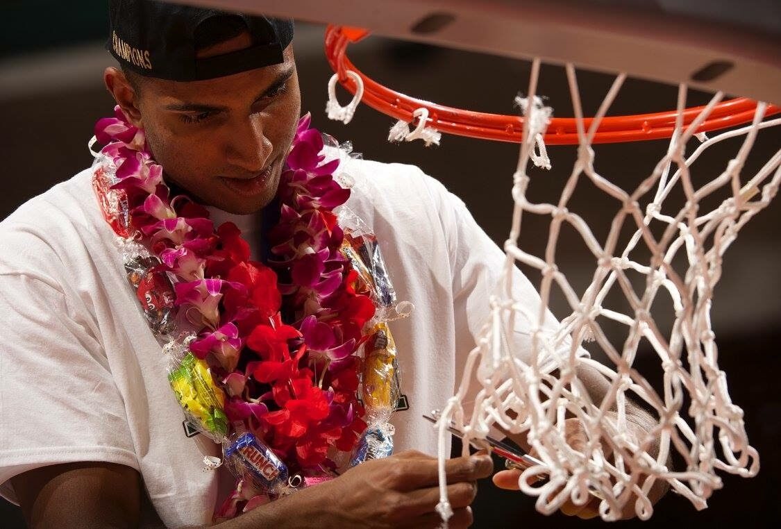 Cutting down the net at the University of Hawaii