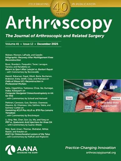 Cover of Arthroscopy: The Journal of Arthroscopic and Related Surgery
